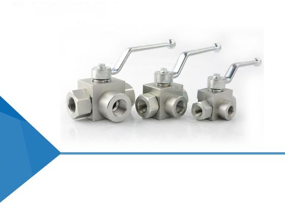 31,5 MPa 3-drogowy hydrauliczny zawór kulowy z gwintem zewnętrznym